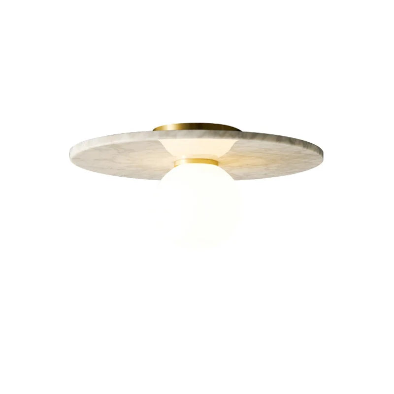 Afralia™ Nordic Marble Ceiling Lamp for Living Room & Bedroom Lighting