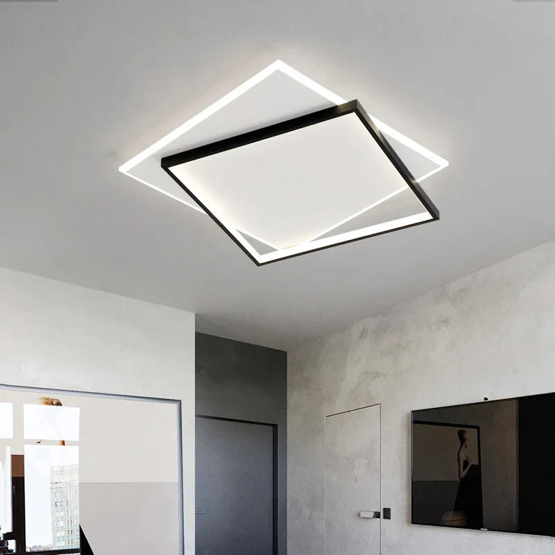 Afralia™ Nordic LED Ceiling Lamp for Living Room Bedroom Study Indoor Decor