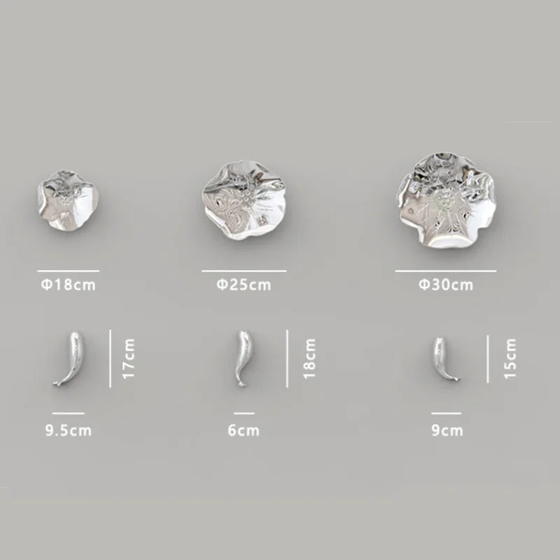 Afralia™ Carp Fish Lotus Leaf  Gold Wall Pendant - Bionics Home Decor