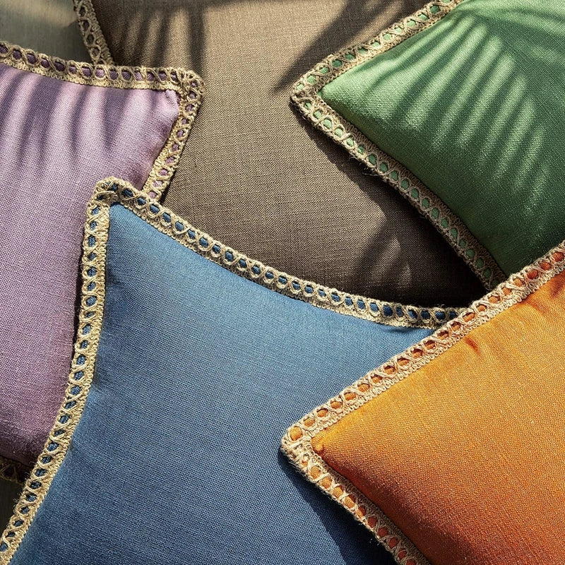 Afralia™ Super Soft Square Pillow Cover Set - Modern Luxury Euro Cushion Case