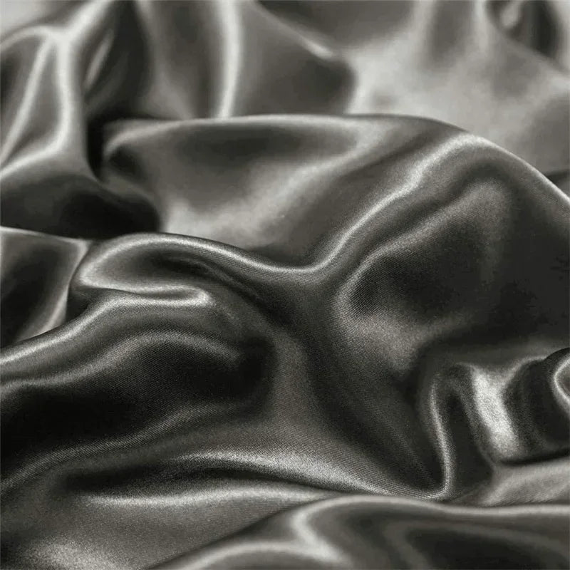 Afralia™ Satin Duvet Cover Set: Luxurious Silky Bedding for Queen/King/Twin - Soft & Skin-friendly
