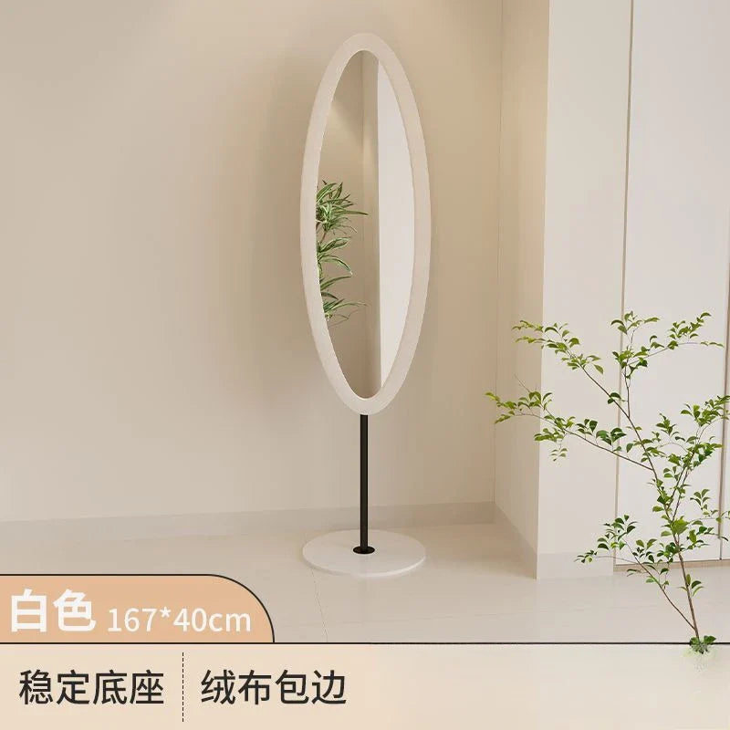 Nordic Oval Mirror for Bedroom Wedding Makeup, Living Room Decor - Afralia™