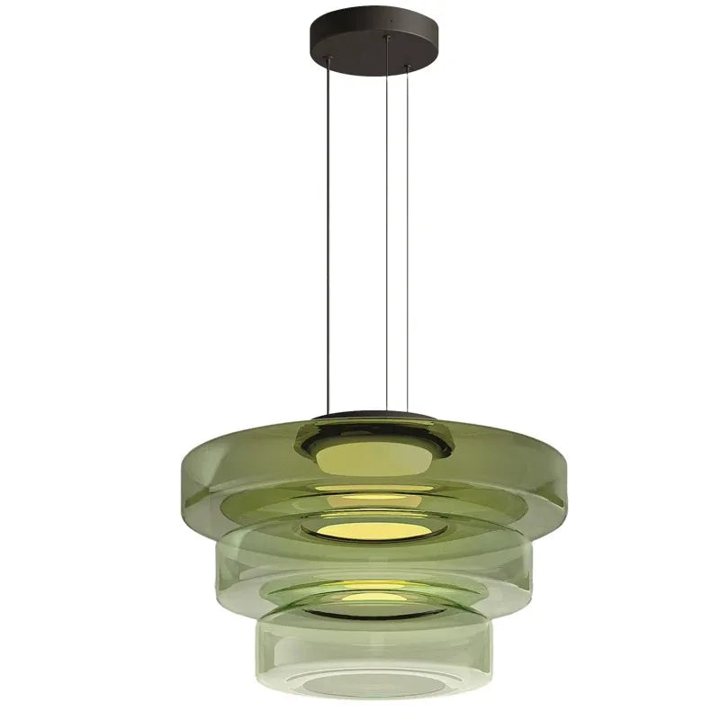 Afralia™ BOHEMIA Glass Pendant Light - Danish Design for Kitchen Island Dining Bedroom Tables
