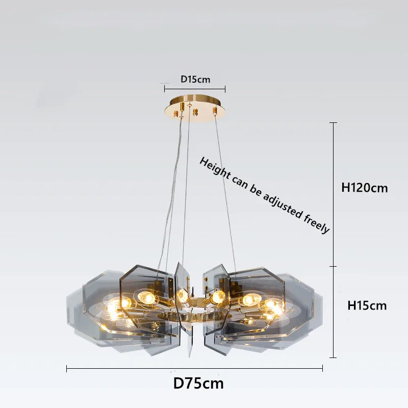Afralia™ Crystal LED Chandelier: Modern Luxury Lighting for Living Room, Dining Room, and Bedroom
