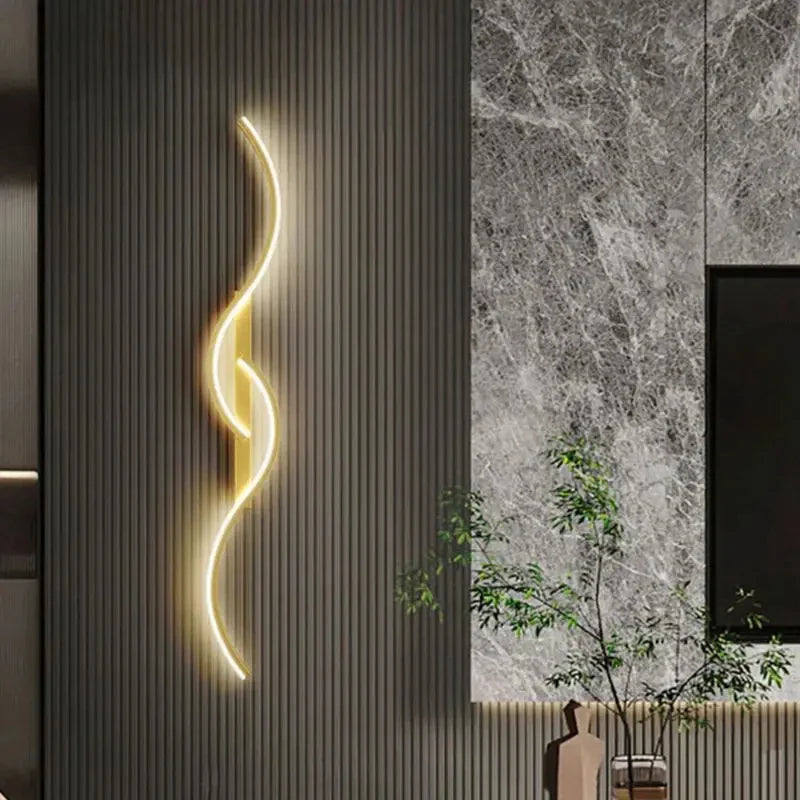 Afralia™ Modern LED Wall Lamp for Bedroom Living Room Indoor Lighting
