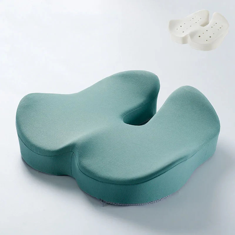 Afralia™ Rebound Memory Foam Office Chair Cushion for Beautiful Buttocks and Orthopedic Support