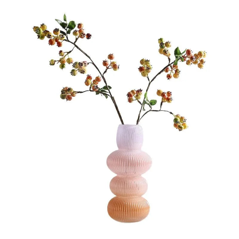 Afralia™ Glass Vase Geometric Gradient Flowerpot Terrarium Home Decoration