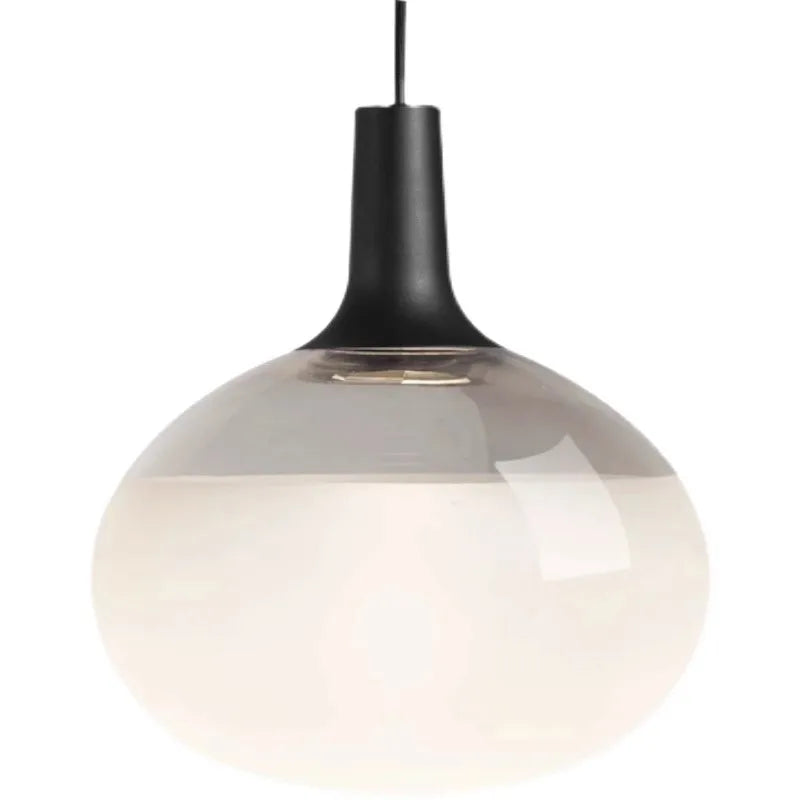 Afralia™ Matt White Glass Globe COB LED Ceiling Chandelier Pendant Light