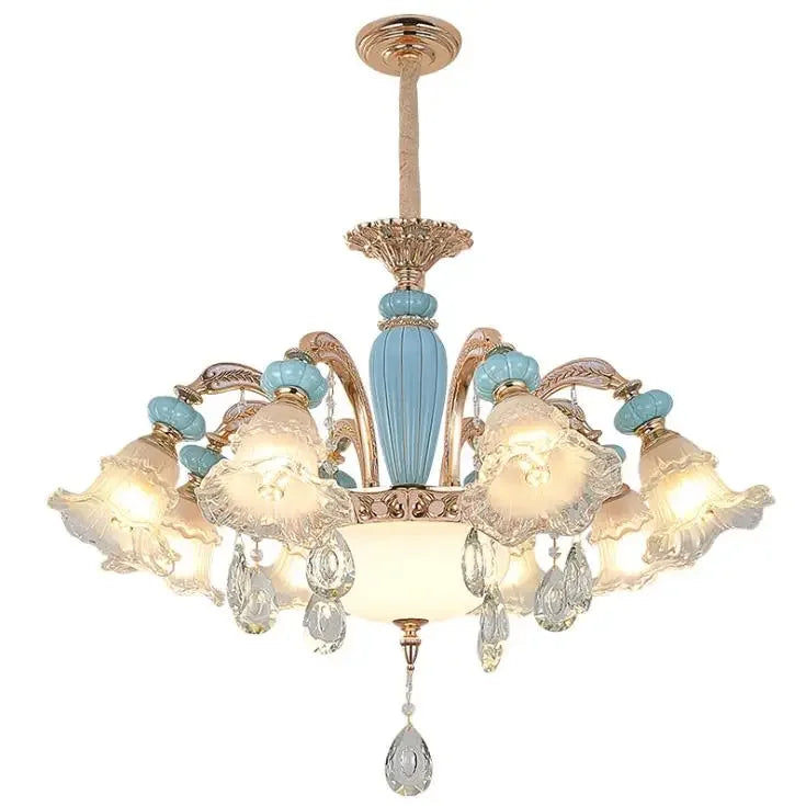 Afralia™ Crystal Chandelier Light - Modern Nordic Living Room Bedroom Lamp