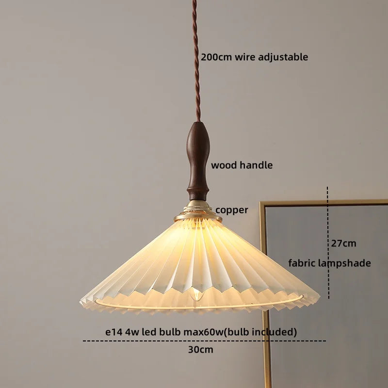 Afralia™ Ceramic Copper LED Pendant Lamp for Dining Living Room - Nordic Modern Design