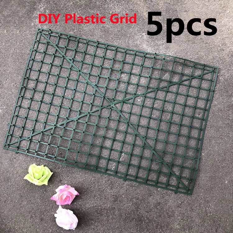 Afralia™ Silk Rose Flower Wall Decor Champagne Artificial Wedding Backdrop