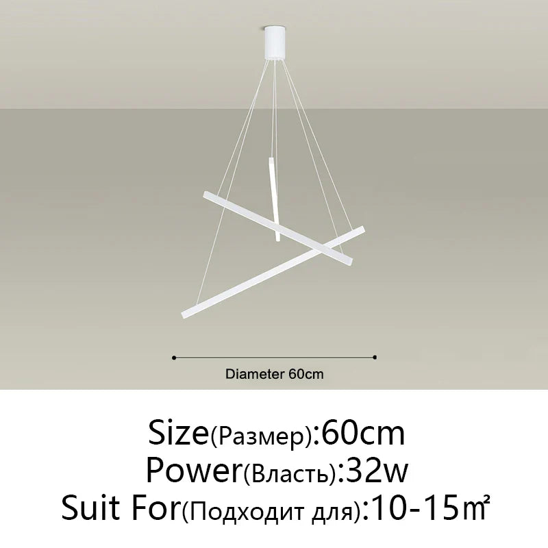 Afralia™ LED Chandelier: Modern Luster Lighting for Stair Hall Bedroom Room Duplex Building