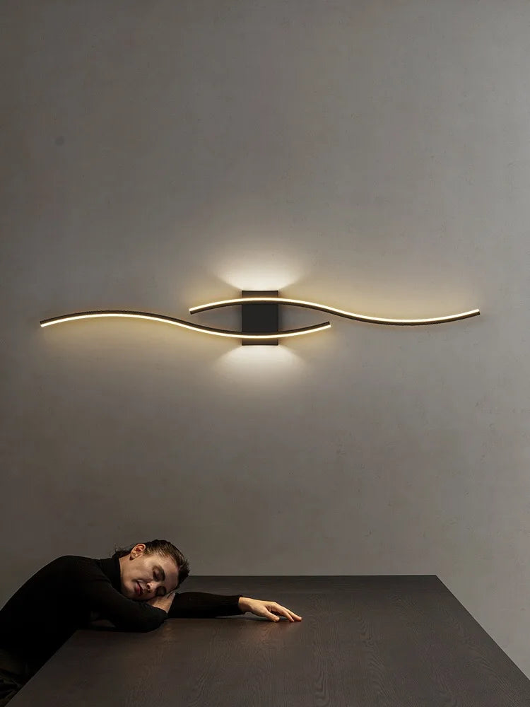 Afralia™ Modern LED Wall Lamp for Bedroom Closets Indoor Lighting Sconces Night Lamps