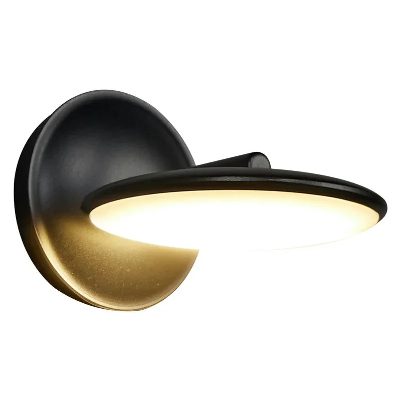 Afralia™ Rotatable Outdoor Wall Lamp with Waterproof LED Lighting