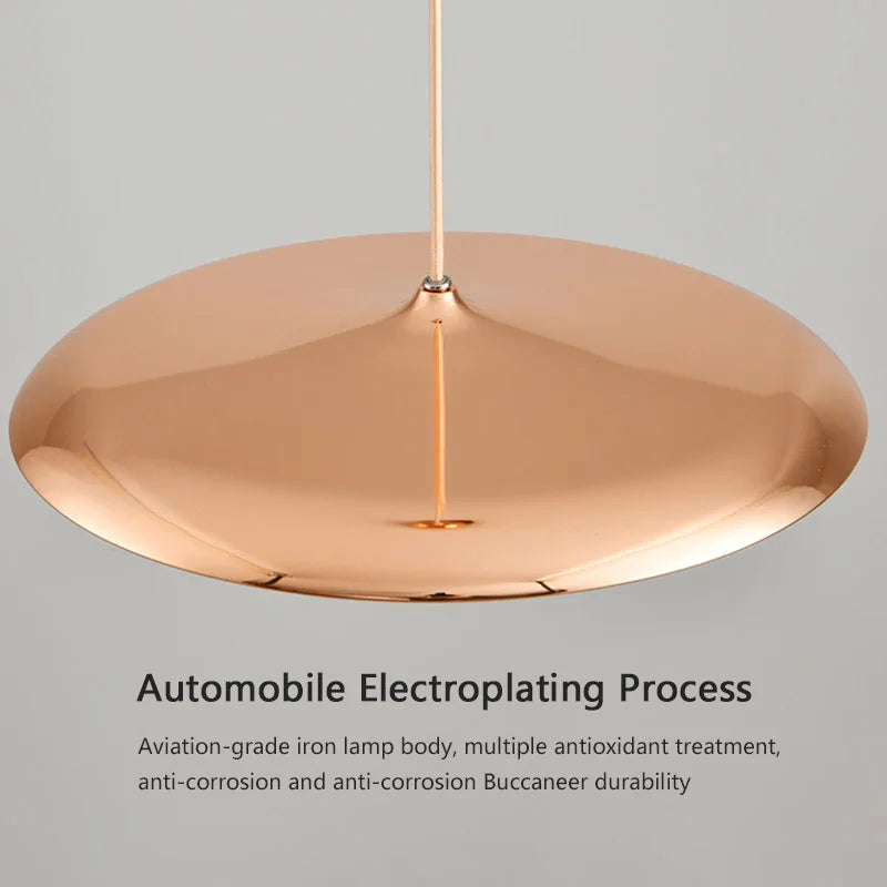 Afralia™ Nordic LED Multicolour Pendant Light - Sleek Flying Saucer Design for Home Decor