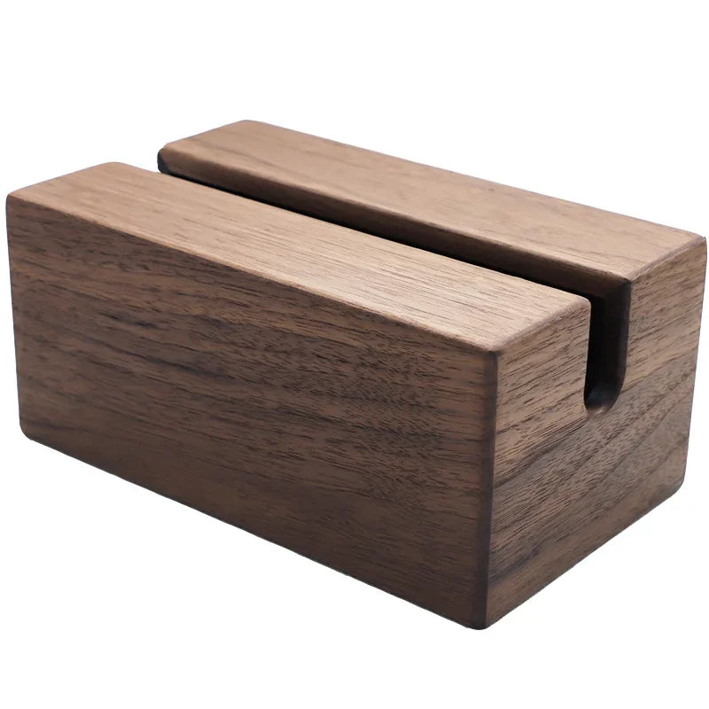 Afralia™ Wooden Tissue Box Holder for Napkins & Paper Towels