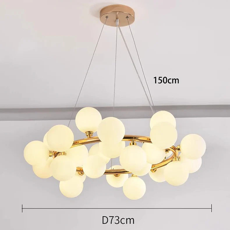 Afralia™ Modern LED Pendant Chandeliers for Indoor Living Room & Dining Room Lighting