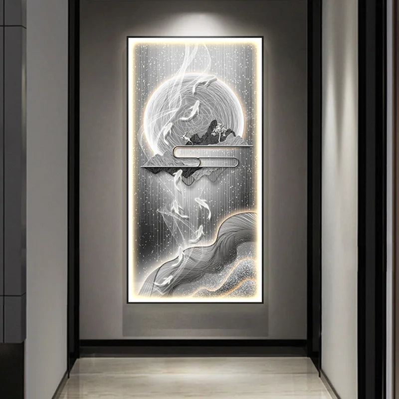 Afralia™ Modern LED Wall Lamp for Home Decor