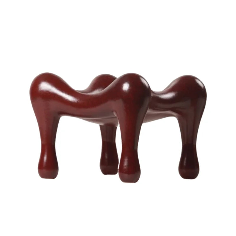 Afralia™ High-legged Geometric Storage Tray for Home Decor & Organization