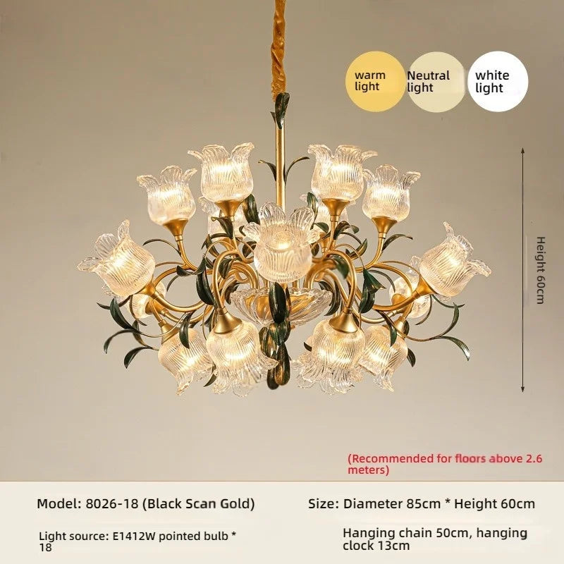 Afralia™ French Retro Crystal Pendant Light for Mid-Range Luxury Living Room