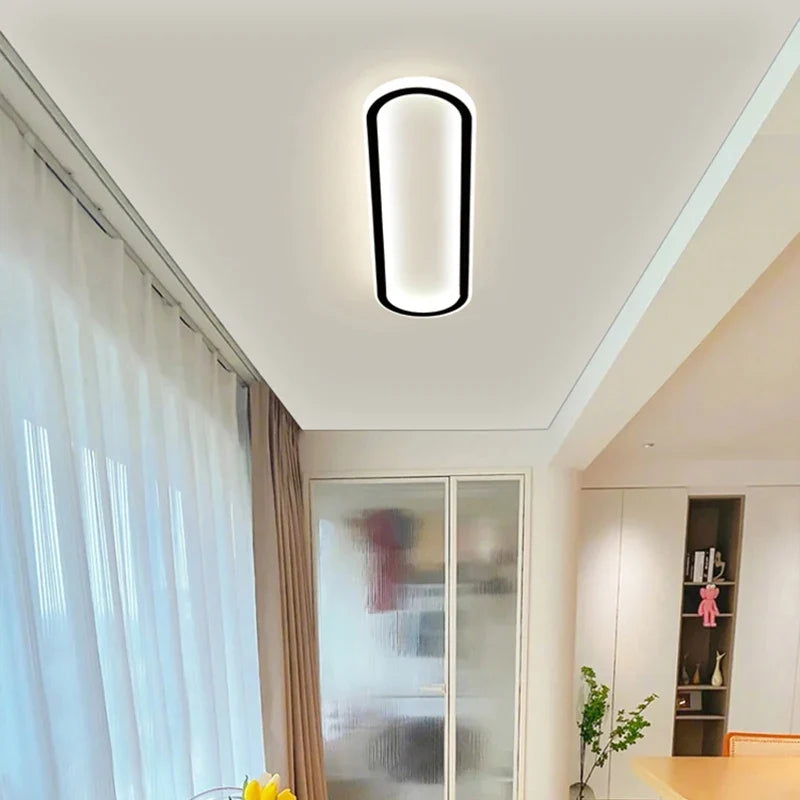 Afralia™ LED Strip Ceiling Lights for Bedroom Hallway Living Room Decor