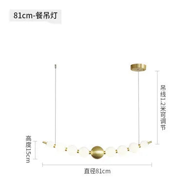 Afralia™ Gold Acrylic LED Ceiling Chandelier for Living Room Bedroom Pendant Lighting