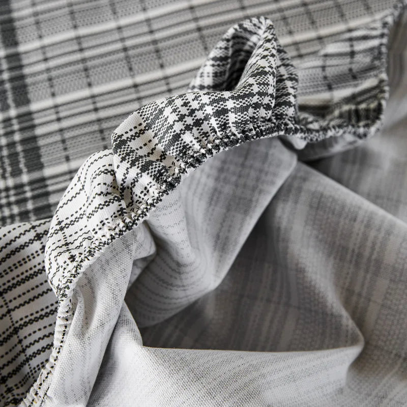 Afralia™ Coarse Cotton Queen Fitted Sheet: Comfortable, Durable Maternal Child Bedding