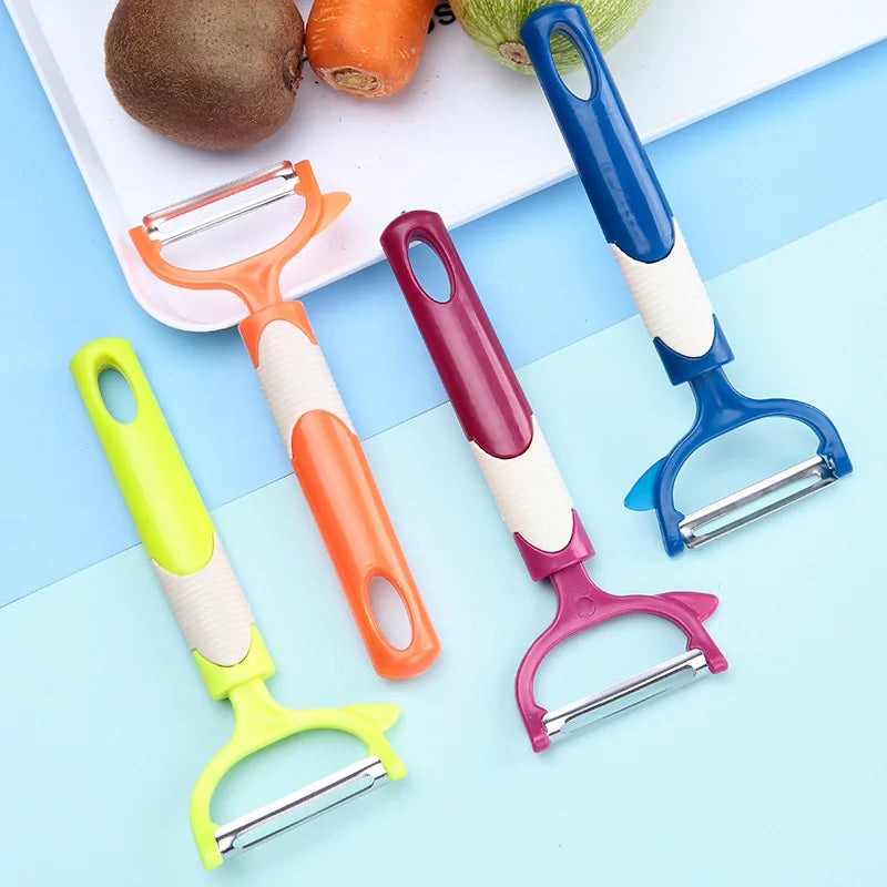 Afralia™ Stainless Steel Vegetable Peeler and Fruit Planer with Plastic Handle