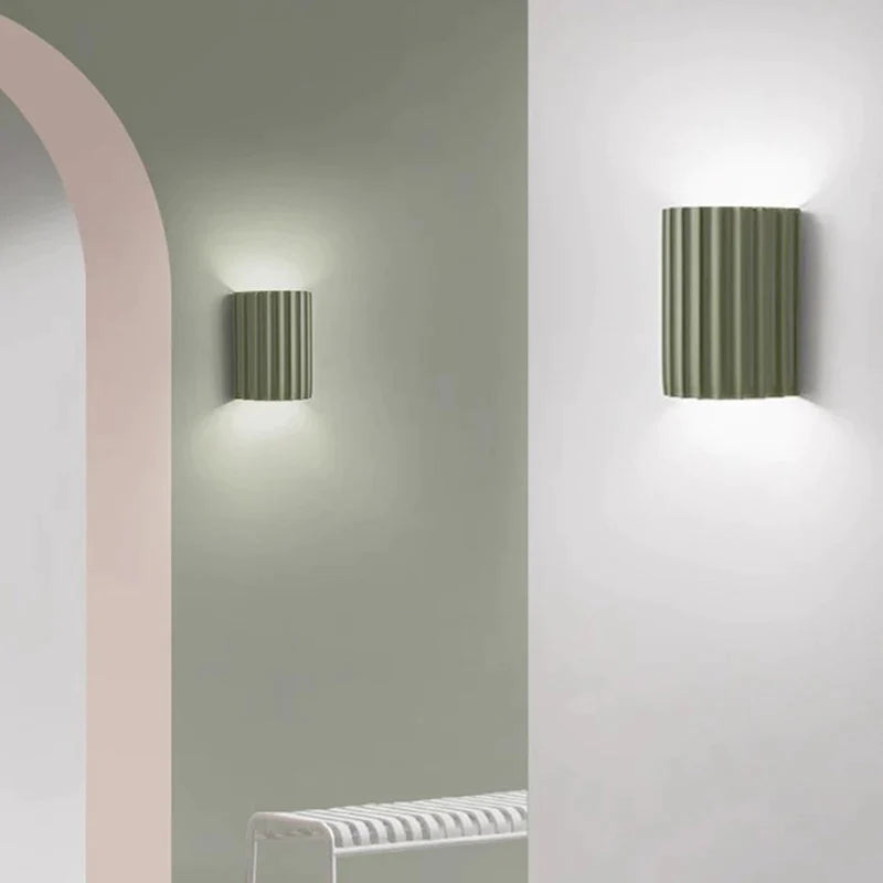 Afralia™ LED Resin Wall Sconces Minimalist Illumination for Entryway Living Bedroom