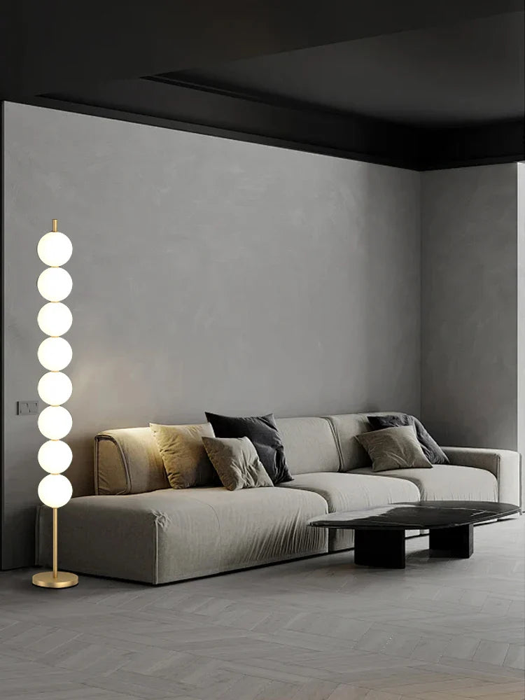 Afralia™ Modern LED Floor Lamp for Home Decor Standing Light for Sofa, Easy Install