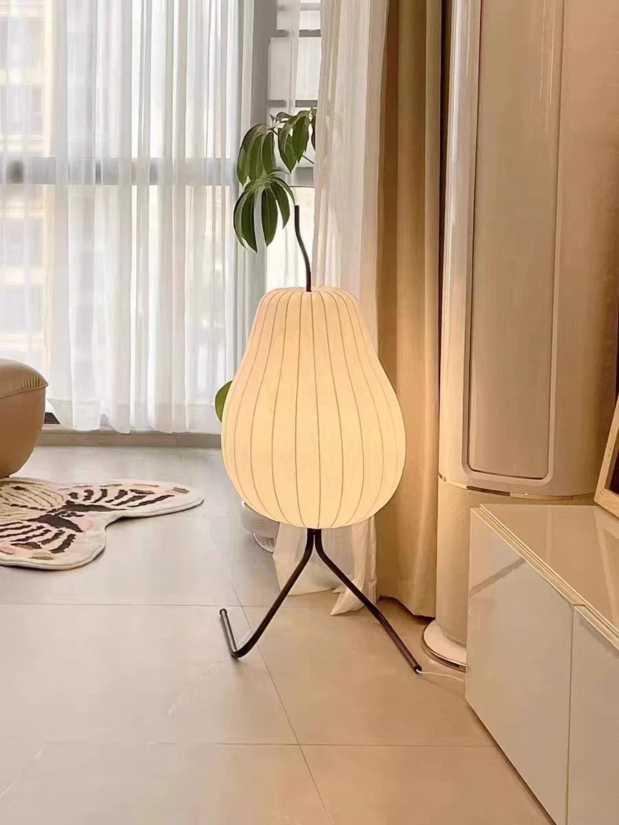 Afralia™ LED Pear Floor Lamp for Home Decor & Lighting in Living Room, Bedroom, Dining & Study