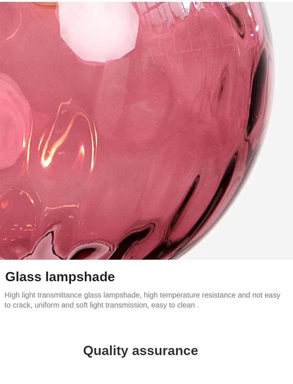 Afralia™ Water Grain Glass Pendant Light for Kitchen Bar Dining Room