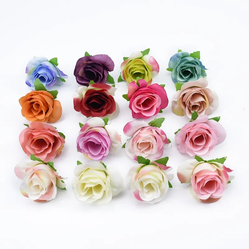 Afralia™ Artificial Plants Decorative Flowers Brooch for DIY Home Christmas Decor