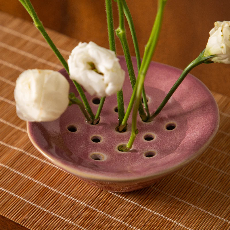 Afralia™ Lotus Root Clay Bowl Flower Vase Terrarium Home Decor