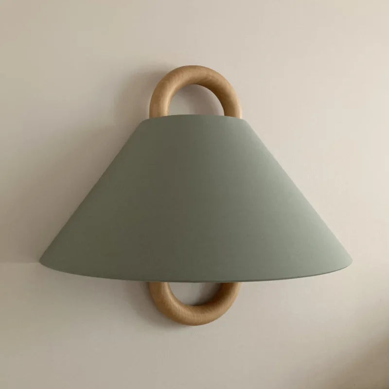 Afralia™ Beech Wood Wall Lamp: Retro Wabi-Sabi Style for Bedroom, Living Room, and Porch