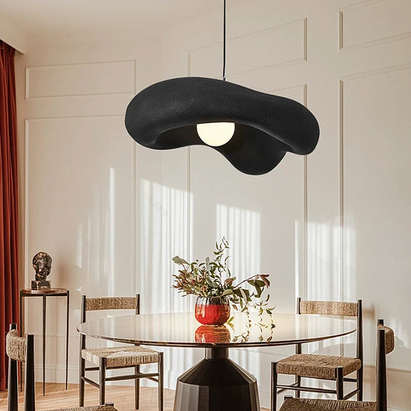 Afralia™ Nordic Wabi Sabi LED Pendant Chandelier for Dining Room and Bar