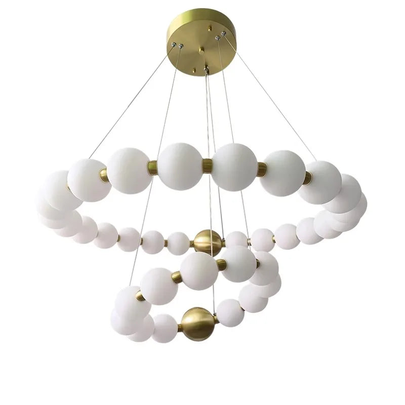 Afralia™ Modern LED Pendant Light Chandeliers for Living Room and Dining Room