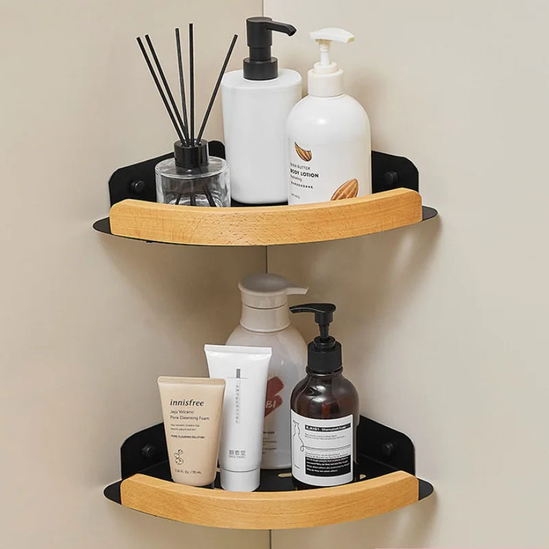 Afralia™ Triangular Bathroom Shelf for Storage and Organization