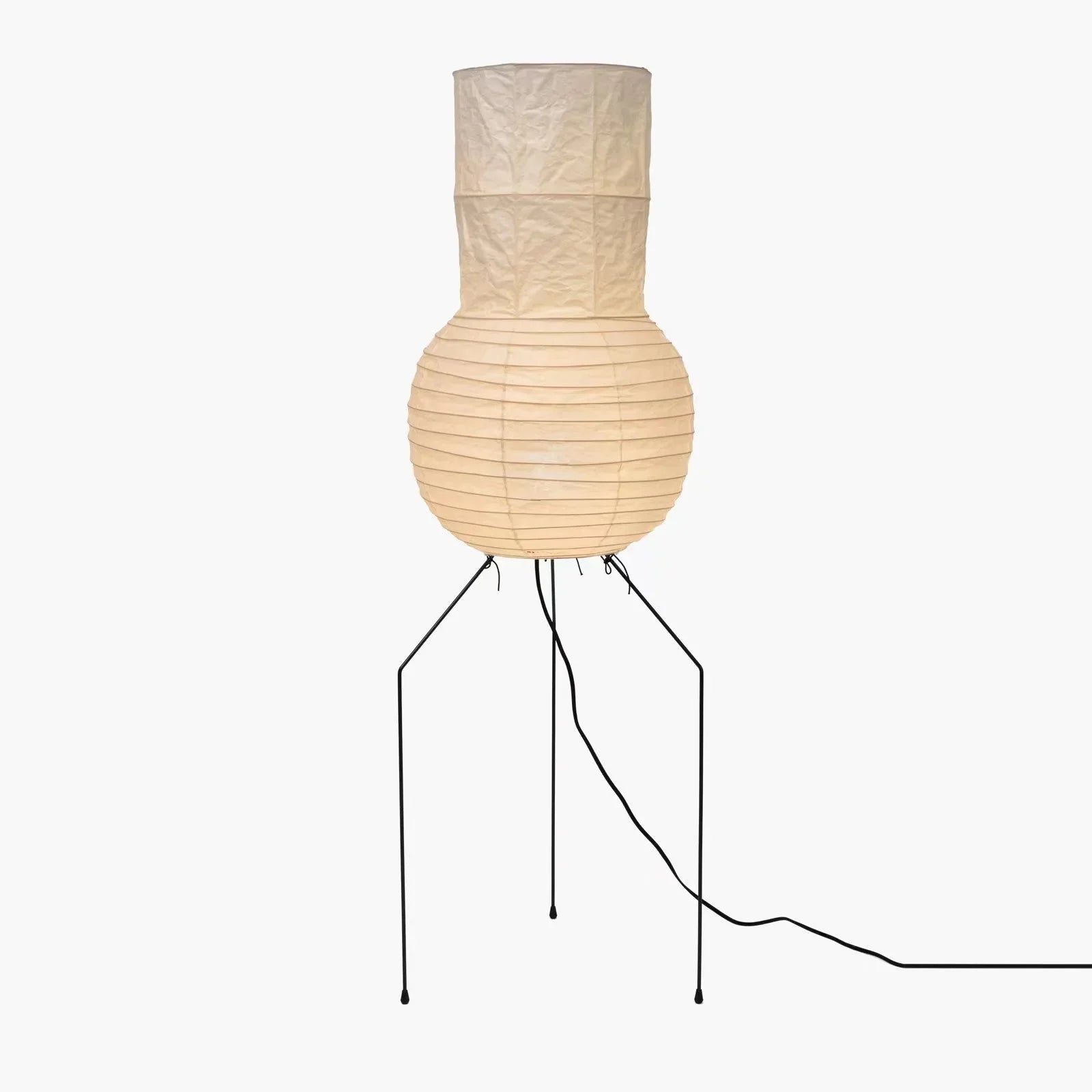 Afralia™ Noguchi Akari Wabi-sabi Floor Lamp LED E27 Rice Paper Stand Art Decor Home Living