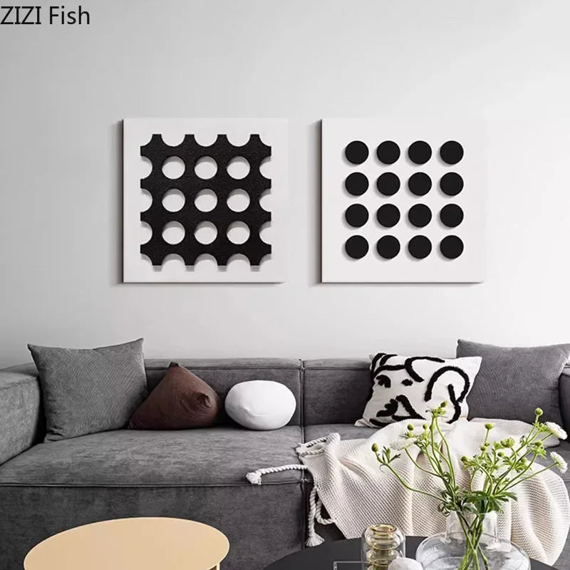 Geometric Art Patterns Wall Hanging for Living Room by Afralia™