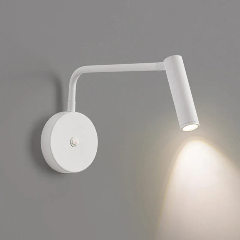 Afralia™ LED Wall Lamp: Nordic Modern Simplicity Sconce with Adjustable Switch.