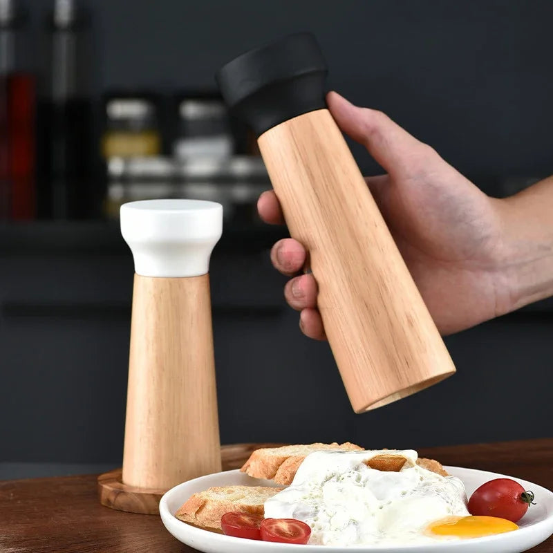 Afralia™ Salt Pepper Grinder Transparent Ceramic Core Seasoning Bottle Kitchen Tool