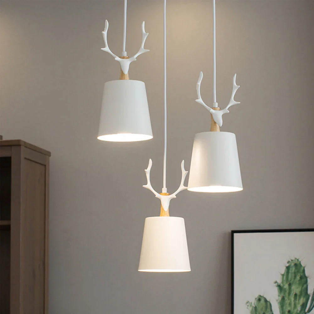 Nordic Modern Wood Pendant Light by Afralia™ - LED E27 Vintage Industrial Fixture for Home