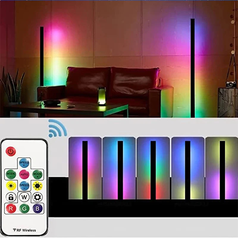Afralia™ RGB Tall Outdoor Christmas Light Decoration - 7 Colors Atmosphere Remote Sconces