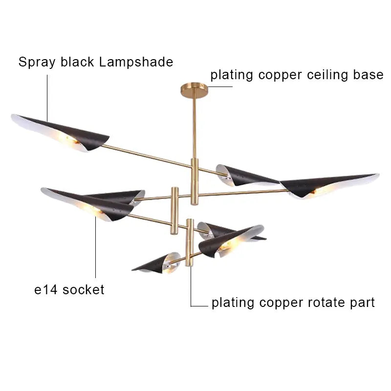 Afralia™ Modern White LED Ceiling Chandelier Hanging Lamp for Living Room, Bedroom, Dining Room