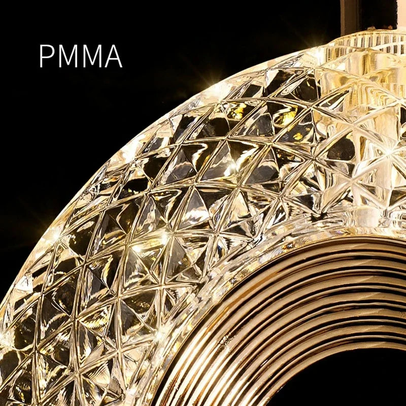 Afralia™ Modern Bedside Chandelier Wall Lamp Ceiling Light Pendant Luminaires