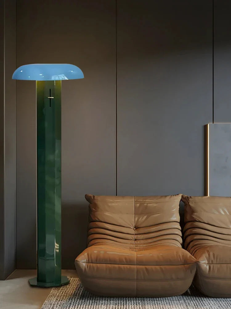 Afralia™ Spanish Modern Floor Lamp Blue Green Living Room Decor