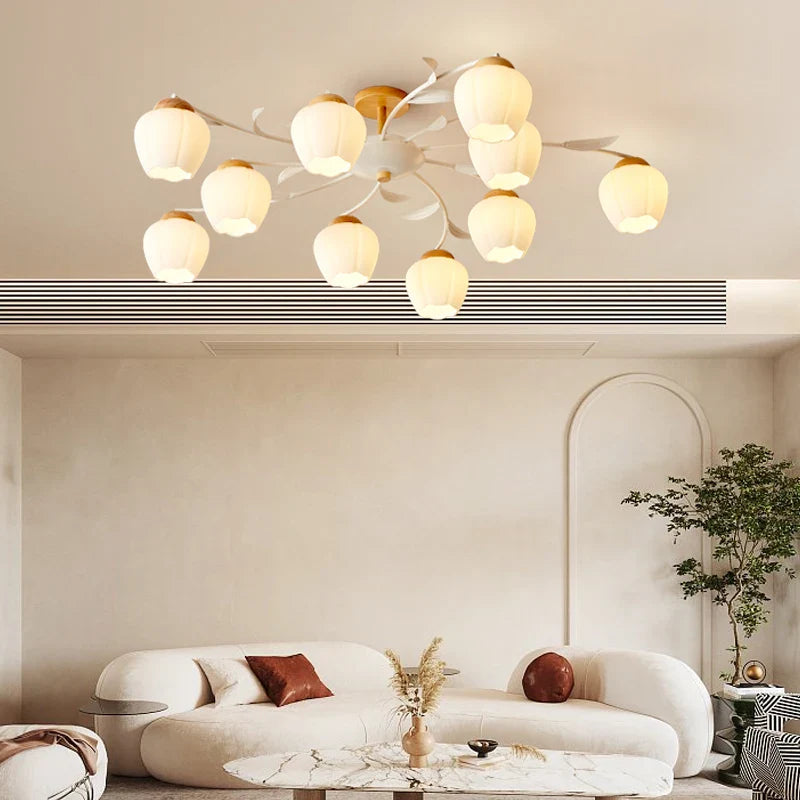 Afralia™ Nordic LED Branch Ceiling Chandelier for Home Décor