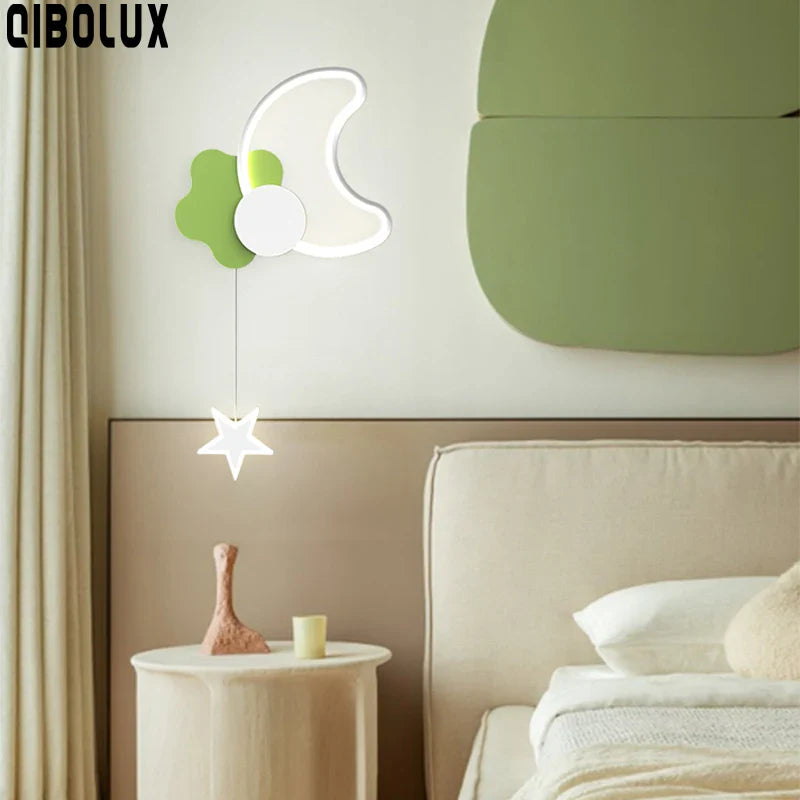 Afralia™ Nordic LED Wall Light Bedroom Lamp Modern Interior Sconce Luster Fixture