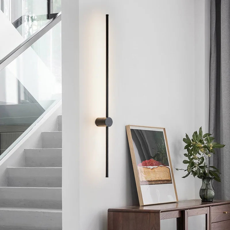 Afralia™ Modern Slim Wall Sconce & Ceiling Light for Bedroom Living Room